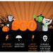 HIBOOSGN101-L Holiday/Halloween/Halloween Indoor Decor
