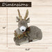FHFDEERS-BRW1 Holiday/Halloween/Halloween Indoor Decor