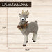FHFDEERS-BRW1 Holiday/Halloween/Halloween Indoor Decor
