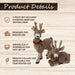 FHFDEERS-BRW1 Holiday/Halloween/Halloween Indoor Decor