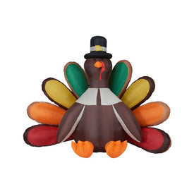 7.8' Inflatable Turkey with Lights