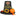 72" Happy Thanksgiving Pilgrim's Hat Blow Up Inflatable with Lights