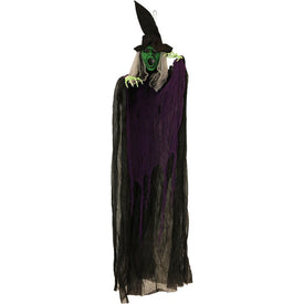 6" Hanging Witch Light-Up with Sound