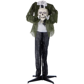 60" Life-Size Animatronic Headless Man Holding Talking Skull