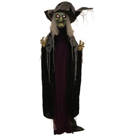 74.8" Animated Standing Witch