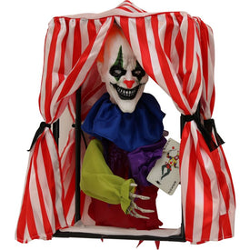 19" Hanging Animated Clown in Box