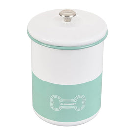 Treat Jar with Stainless Steel Knob - Light Green