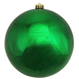 8" Shiny Green Shatterproof Commercial Ball Christmas Ornament