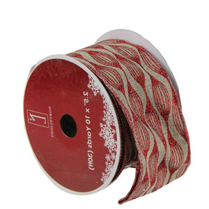 32621195-RED Holiday/Christmas/Christmas Wrapping Paper Bow & Ribbons