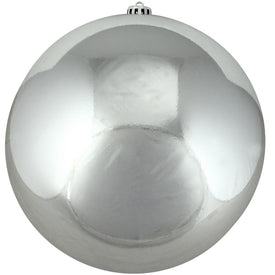 10" Silver Shatterproof Shiny Ball Christmas Ornament