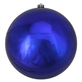 10" Royal Blue Shiny Shatterproof Ball Christmas Ornament