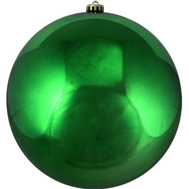 10" Green Shatterproof Shiny Ball Christmas Ornament