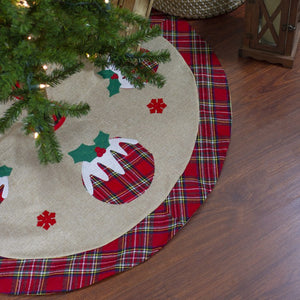 34314975-BEIGE Holiday/Christmas/Christmas Stockings & Tree Skirts