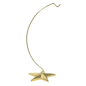 13.25" Gold Star Base Christmas Ornament Holder