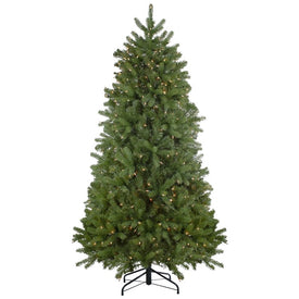 7.5' Pre-Lit Palisades Fir Artificial Christmas Tree - Clear Lights