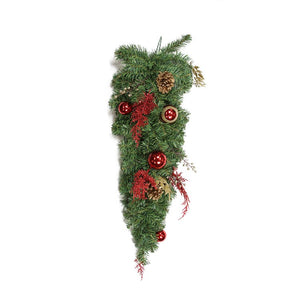 31105486-RED Holiday/Christmas/Christmas Wreaths & Garlands & Swags