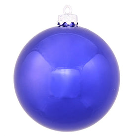 10" Blue Shiny Shatterproof Ball Christmas Ornament