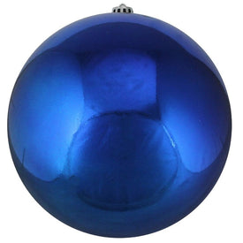 10" Shiny Lavish Blue Shatterproof Ball Christmas Ornament