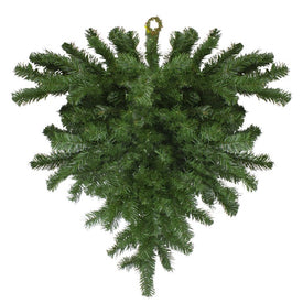 34" Unlit Windsor Pine Artificial Christmas Teardrop Swag