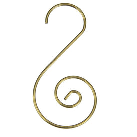 1.75" Gold Christmas Ornament Hooks Club Pack of 40