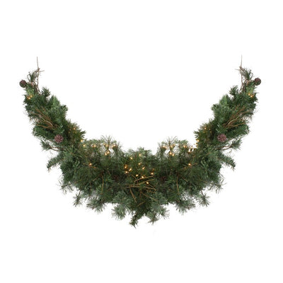 32266089-GREEN Holiday/Christmas/Christmas Wreaths & Garlands & Swags