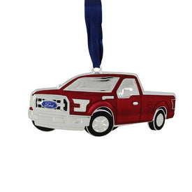 4" Red Ford F-150 Pick Up Truck Christmas Ornament