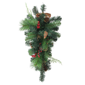 32823031-GREEN Holiday/Christmas/Christmas Wreaths & Garlands & Swags