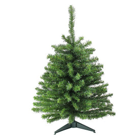 3' Unlit Medium Canadian Pine Artificial Christmas Tree