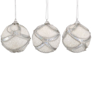 32207703-WHITE Holiday/Christmas/Christmas Ornaments and Tree Toppers