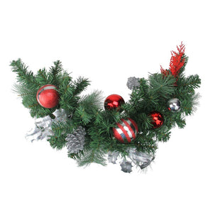 31453009-RED Holiday/Christmas/Christmas Wreaths & Garlands & Swags