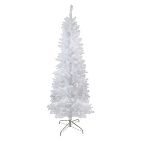 6' Unlit Pencil White Spruce Artificial Christmas Tree