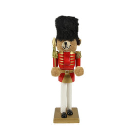 14" Red and Gold Soldier Nutcracker Christmas Tabletop Decor