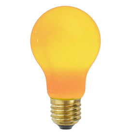 Replacement 25-Watt Opaque Yellow E26 Base A19 Light Bulbs Pack of 25