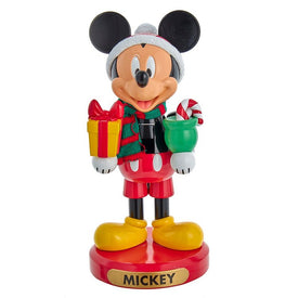 10" Disney Mickey Mouse with Present Nutcracker