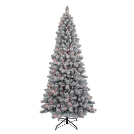 7-Foot Pre-Lit Multi-Color New Brunswick Tree