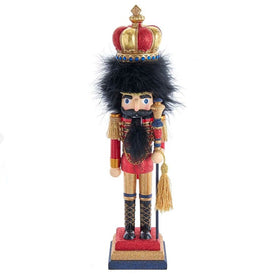 18" Hollywood Red and Gold Soldier Nutcracker