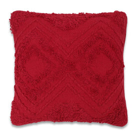 18" x 18" Red Diamond Cotton Pillow