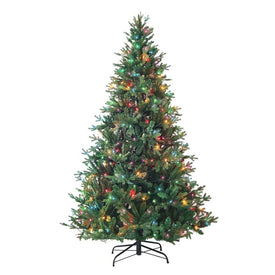 7-Foot Pre-Lit Multi-Color Incandescent Jackson Pine Tree