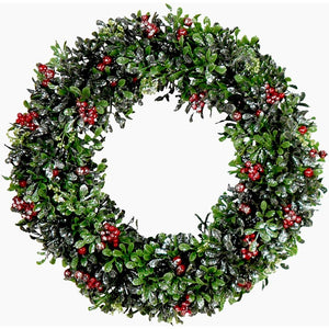 FF020CHWR001-0GR Holiday/Christmas/Christmas Wreaths & Garlands & Swags