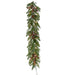 FF008CHGL-108-5GR Holiday/Christmas/Christmas Wreaths & Garlands & Swags
