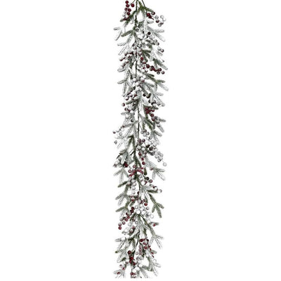 FF002CHGL-108-0SN Holiday/Christmas/Christmas Wreaths & Garlands & Swags