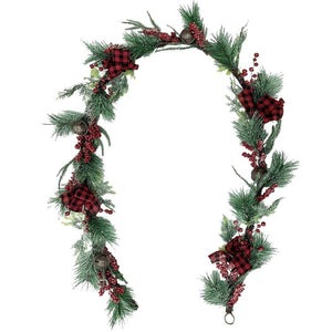 FF108CHGL008-0GR Holiday/Christmas/Christmas Wreaths & Garlands & Swags