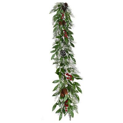 Product Image: FF003CHGL-108-0GR Holiday/Christmas/Christmas Wreaths & Garlands & Swags