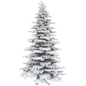 Artificial Tree Pine Valley Flocked 12H Feet Snow Christmas