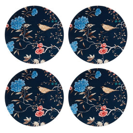 Sprig and Vine Accent Plates Set of 4