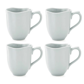 Sophie Conran Floret 14 Oz Mugs Set of 4 - Gray