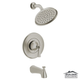 Glenmere Pressure Balance Tub/Shower Trim with 1.8 gpm Shower Head and Tub Spout - Brushed Nickel