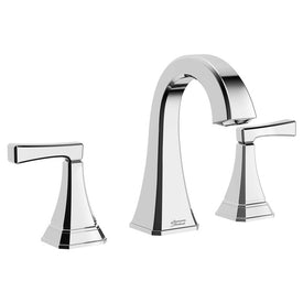 Crawford Two-Handle 8" Widespread Bathroom Sink Faucet with Pop-Up Drain - Polished Chrome