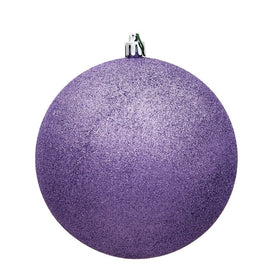 12" Lavender Glitter Ball Ornament