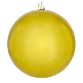 10" Medallion Gold Candy Ball Ornament